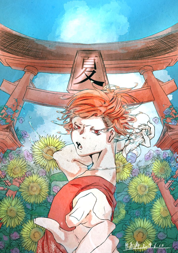 #自分のTwitterいいねTOP3をあげる
創作だと
・腕無し絵師と芸者猫の噺
・夏嫌いのラムネ好きの噺
・皐月の元日
だな...酔いどれ猫もたくさんいただいたけど...噺シリーズまた描きたいな... 