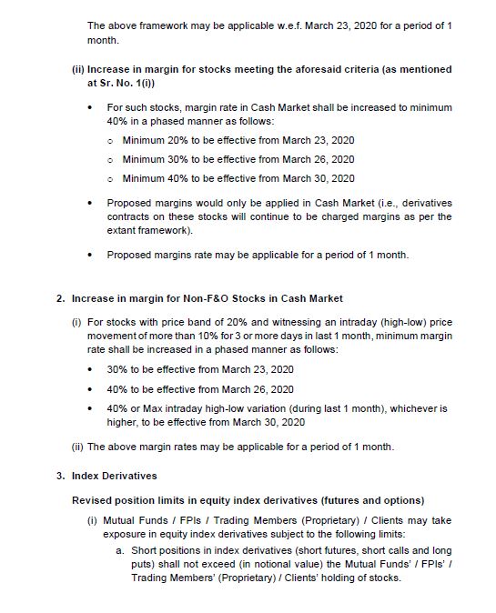 nsitharamanoffc's tweet photo. SEBI has introduced certain measures keeping in view the objective of ensuring orderly trading and settlement, effective risk management, price discovery, and maintenance of market integrity.

#IndiaFightsCorona https://t.co/wv8xRD7sO0