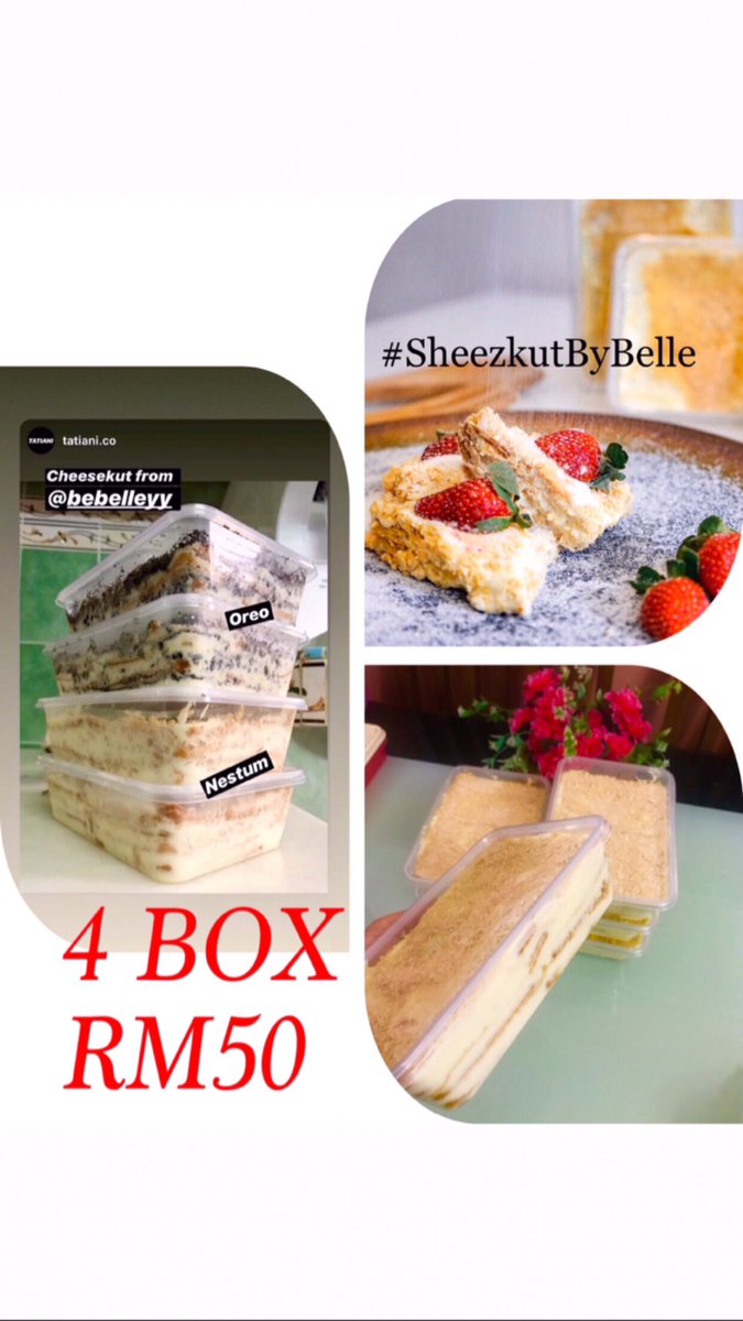 Bebelleyy's tweet photo. Bantu RT! Hi, #BellesKitchen kembali beroperasi semula. Semua yang berdekatan dengan cheras, permaisuri, ampang, pandan indah, shamelin, taman melawati and nearby boleh order! 

Sebarkan rezeki saya. Semoga jasa baik kalian dibalas perkara baik. You stay at home, I cook for you! https://t.co/CqQTYWUvlm