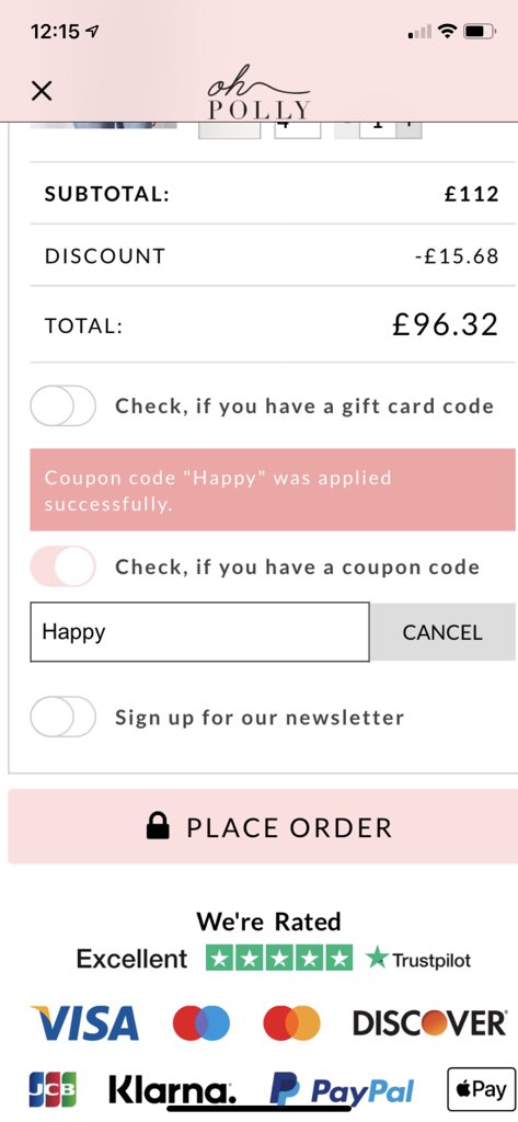 Oh polly coupon code us