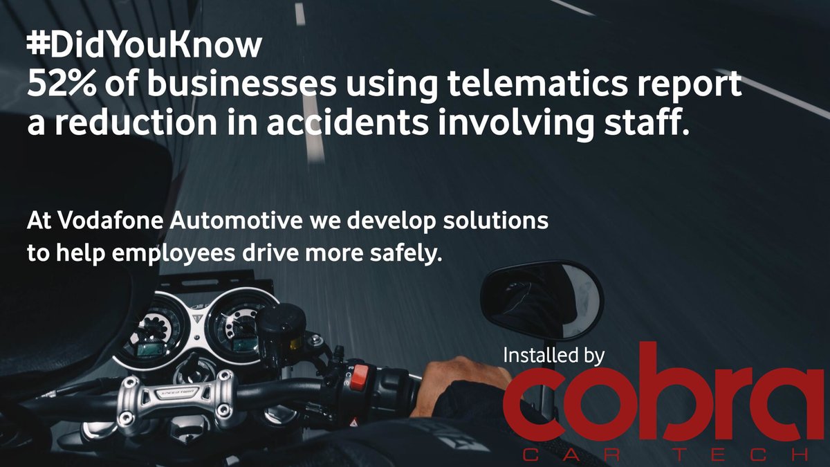 CobraCarTech's tweet photo. https://t.co/NuEbzafY9m
A tracking system could help your fleet. Find out more https://t.co/U4AEZUpwA2