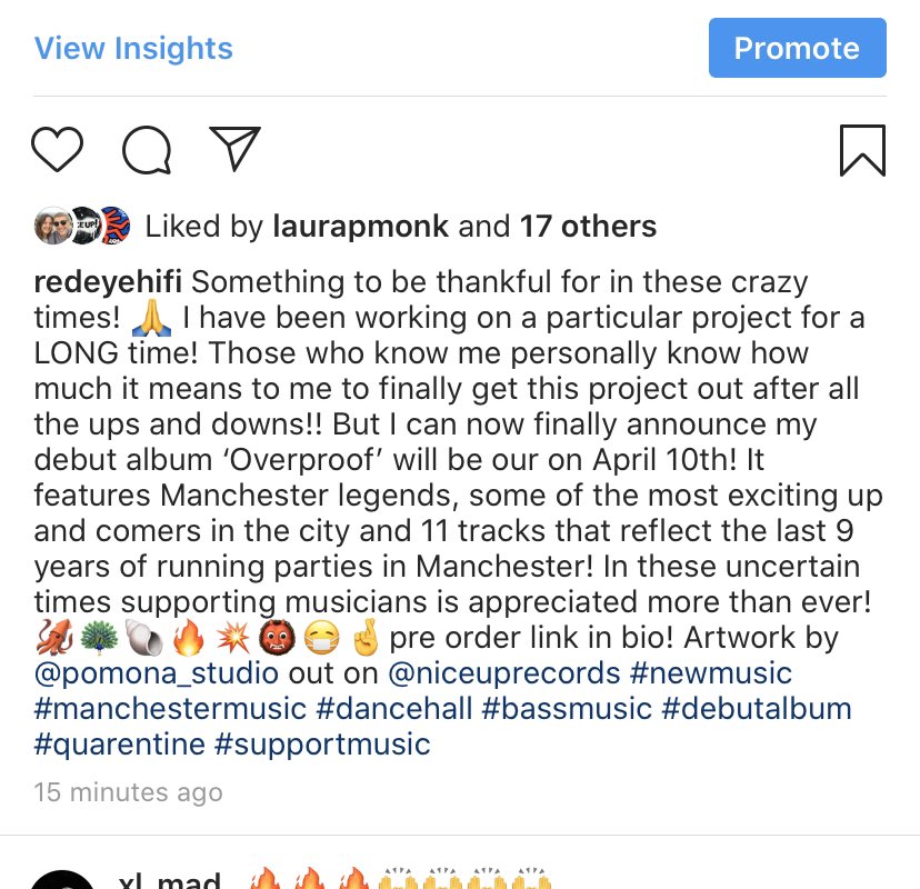 RedEyeHiFi's tweet image. FINALLY after 3 years of work im really excited to announce my new album ‘Overproof’ out on @NiceUpRecords and featuring mcr Legends &amp;amp; pals