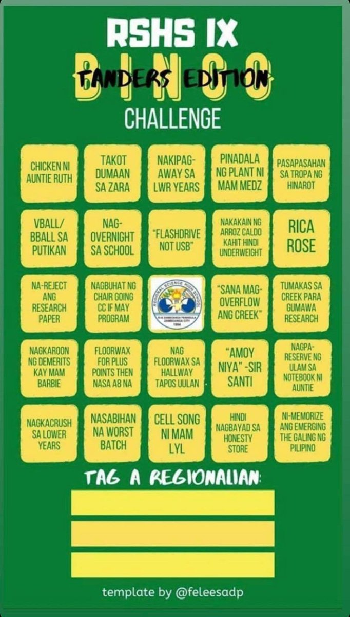 arrrgyn's tweet photo. WAIT LANG TAWANG TAWA AKO SA BINGO SESSION RSHS EDITION! MADAMI TALAGA VERSION WAHAHA ANSWERAN KO TO LAHAT! GRABE REGIONALIANS WE WILL TRULY BE! FORGING THE WAY TO THE PARENT'S CONSENT WAHAHAHAH https://t.co/MBmKJGOb8O