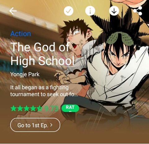  The God of High School 