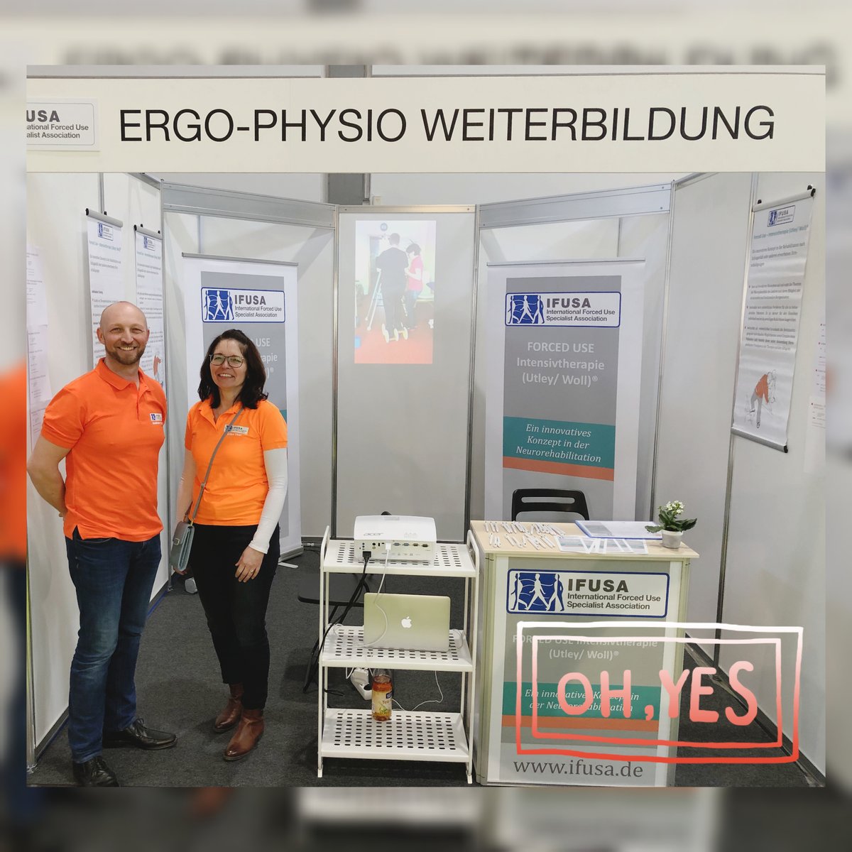 Nach dem sie heuer leider nicht stattfinden konnte, ein kleiner Rückblick zu unserem Messestand bei der Messe für Therapie und Rehabilitation in Leipzig, 2019. Bestens vertreten durch Ulle (Andreas) und Silke - danke nochmal dafür!!🤗 #neurologie #physiotherapie #ergotherapie