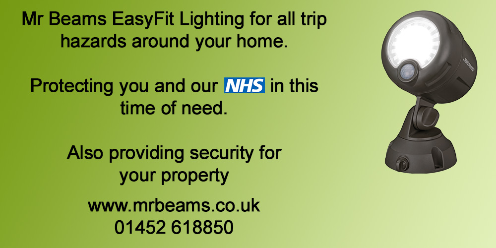 mrbeamsuk's tweet photo. We want to help protect your friends &amp; family by easily lighting up dark steps &amp; spaces around your home. 
Stop any trips &amp; falls that cause more stress on the @nhs. 
Also EasyFit Security Lights. 
@JeremyClarkson @SimonCowell Can you help us spread the word? 
#CoronaCrisis https://t.co/uhkgFTgVXS