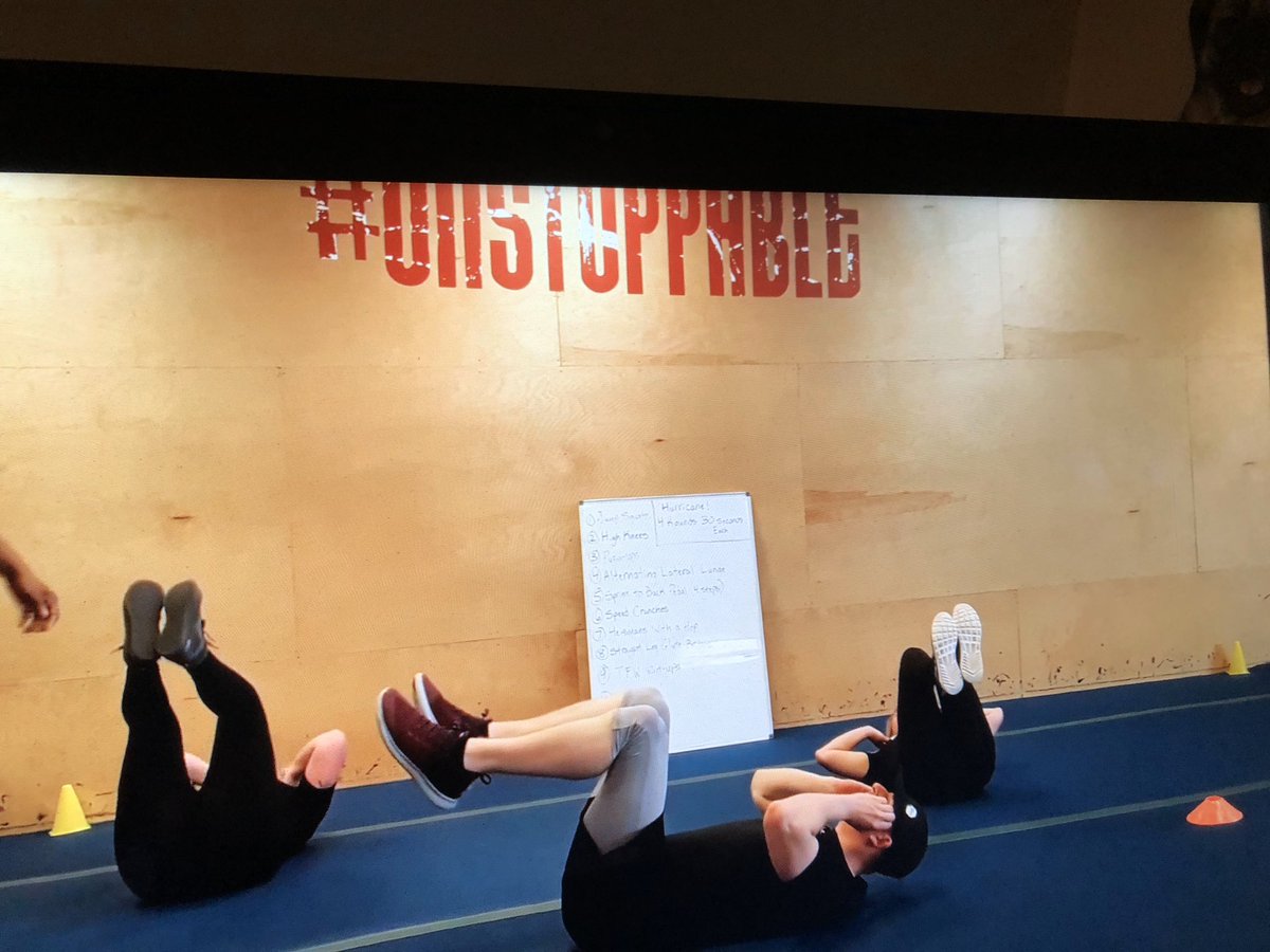 REFlaugher's tweet photo. So grateful that my gym is uploading online workouts. While I miss everyone Ms. Daisy is a great motivator. Stay strong, everyone! #WeGotThis #Hilltoppers #ForestFitBody #Unstoppable #FitLeaders https://t.co/vKtjoATCbJ