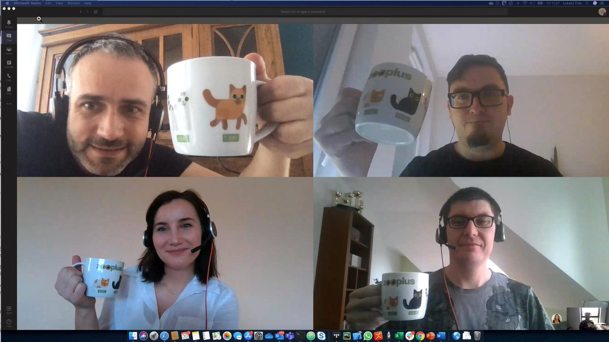 How are your last days? We are taking care of the health and safety of our team - therefore for the nearest time we will be working remotely. It is true that we cannot meet in person, but we still "go out" together for a coffee or two😊

#techzooplus #stayhome