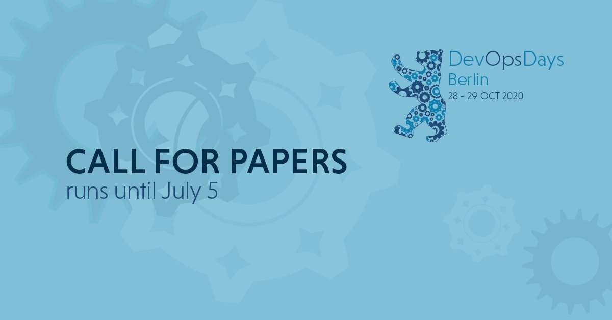 blndevops's tweet image. We are looking for talks about IT automation, testing, security, and organizational culture with focus on DevOps. 🗣️ You have a great tale to tell? We would very much like to hear that. 🎤Register now as a speaker for 𝔻𝕖𝕧𝕆𝕡𝕤𝔻𝕒𝕪𝕤 Berlin! 
▶️ cfp.devopsdays.berlin/2020/