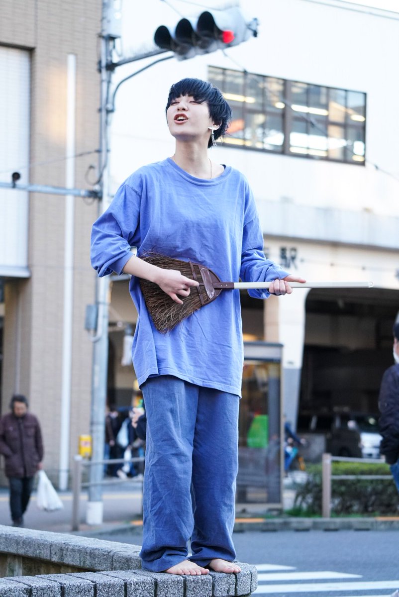 【期間限定】東理紗の衣装set〜高円寺での路上ライブシルクシャツ〜 200320 東理紗 at 高円寺北口 路上ライブ #東理紗