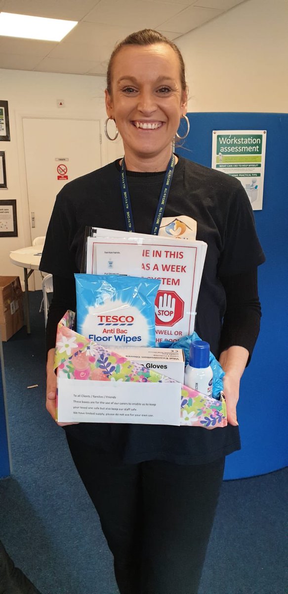 All4UCare1's tweet photo. Our “Corana prevention” boxes going out to every client today. 
The girls are doing an amazing job ensuring the clients &amp; themselves are staying safe and the clients are getting all the essentials they need.  #call4care
01708 743951/ 07414265380
#LETUSSHARETHECARE https://t.co/oZXLG3ugtL