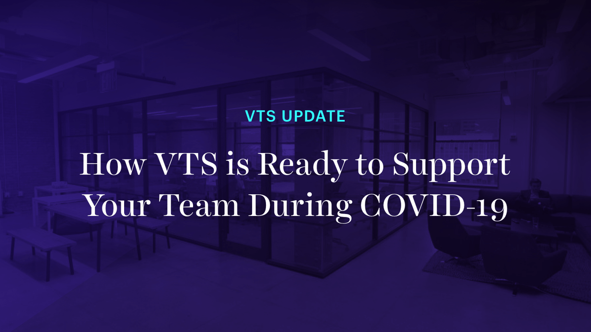 As COVID-19 evolves, it’s important that VTS clients have the support they need to keep their businesses on track. At VTS, it's business as usual: Our platform is unaffected &amp; our team is here to help.

VTS CEO <a href="/NickRomito/">Nick</a> shares important resources here: ow.ly/FwnE50yLlam