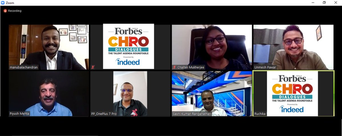ForbesIndia's tweet photo. That's all from #ForbesIndiaCHRODialogues. Thank you for joining us in our first-ever virtual conference. #IndiaLetsGetToWork @Indeed_India
@piyushmehta322 @Genpact @delhivery @chaitali77 @PwC_IN @UPIAM @KPMGIndia @r_sashikumar @MBalachandran88 https://t.co/jPkwhcI24z