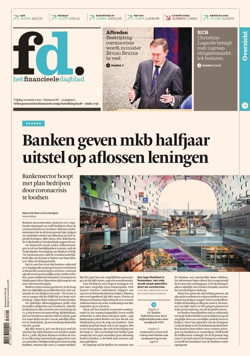 Zie ook de berichtgeving op:

debeer.nl/2020/03/19/uit…

Voor alle berichtgeving over financiële coronamaatregelen, check regelmatig onze site.