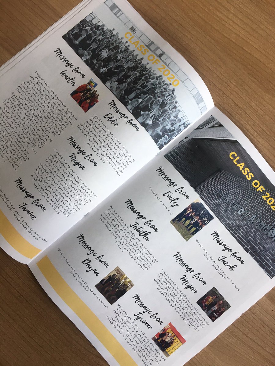 VictoryAcad's tweet photo. @norwichbec You and your team made magic happen for Year 11 today. A yearbook in 24 hours โค๏ธ #AlwaysVictory https://t.co/WaZEsMidmV