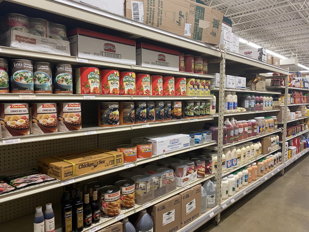 Stanz's tweet photo. If you're having trouble with empty shelves at your local grocery stores, Stanz is here for you! Not only do we have a Self Service Store, but we've got an entire warehouse stocked!

You can have restaurant quality food at home for very low prices! https://t.co/lkeE4N6gfu
