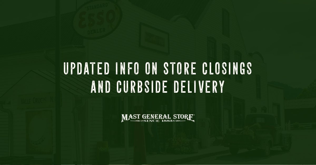 MastStore's tweet photo. Mast Stores are closed for public shopping, but CURBSIDE PICKUP is available. Here's an update from #MastStore president: https://t.co/rsyyhCLwZA https://t.co/yZL9EtCr26
