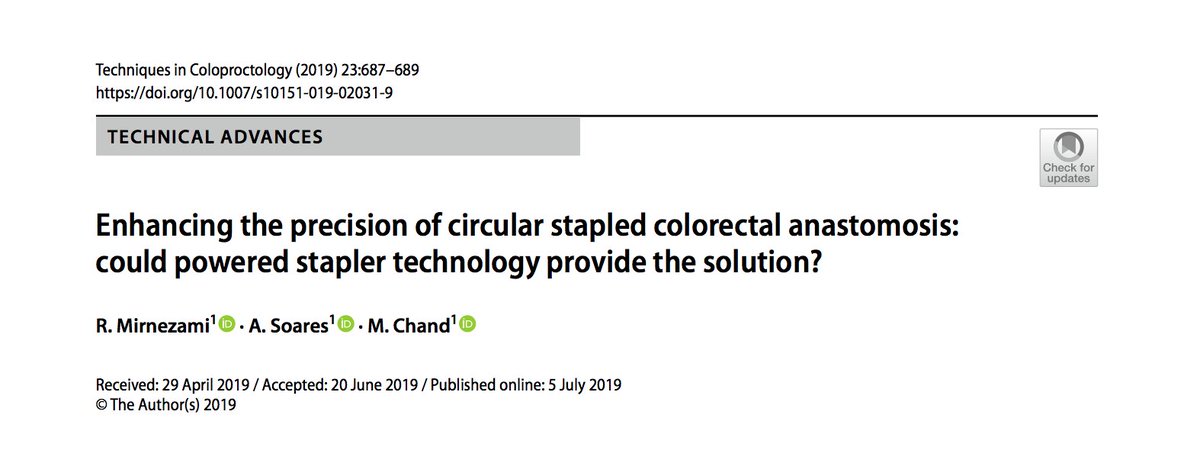 CrsOrlando's tweet photo. #JustPublished Could powered EEA staplers provide part of the solution for gender discrepancy? #CuteLittleHands @NicoleMeredyth @AnnalsofSurgery @ManishChandSurg @SamAtallahMD @Francisco_C_MD @AdventHealthCFL @KuralSaid  #PoweredEEA @TechColoproctol https://t.co/horHaJnKhf https://t.co/w1kCyo3Ujx