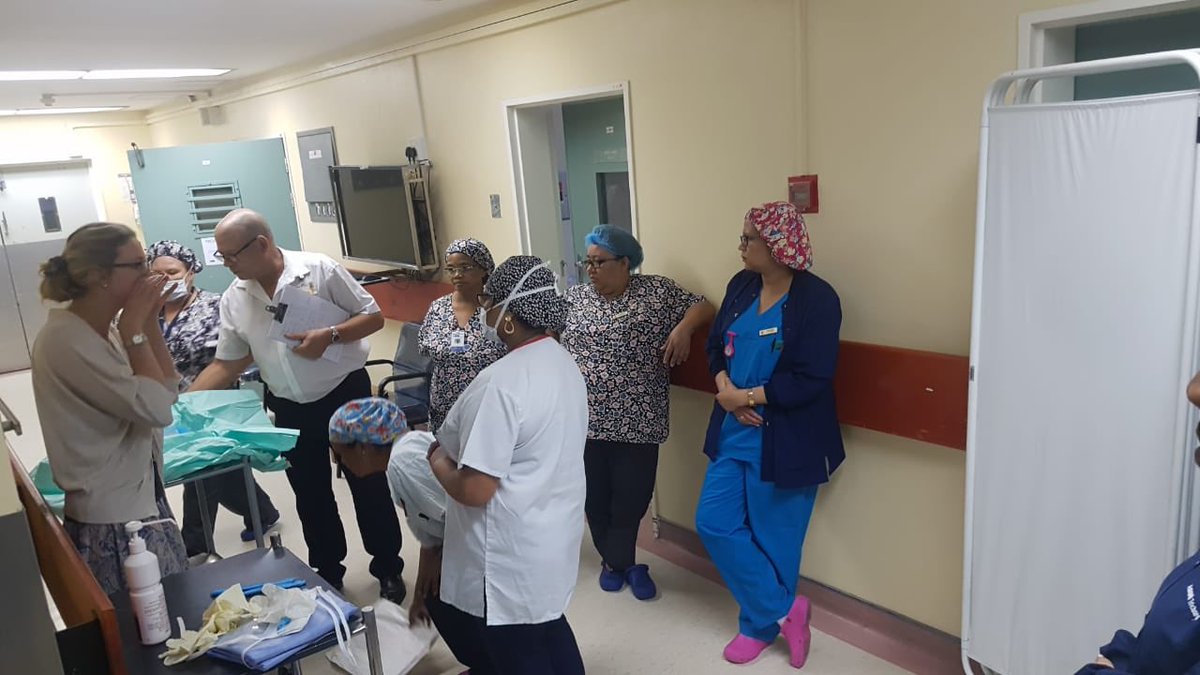#COVID19 nurse training at Tygerberg Hospital