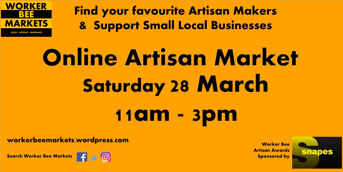 Not surprisingly we've cancelled next Saturday's #HazelGrove #Market 

Our Makers are gathering in a virtual #artisan market instead. More info on the FB event

facebook.com/events/6253447…