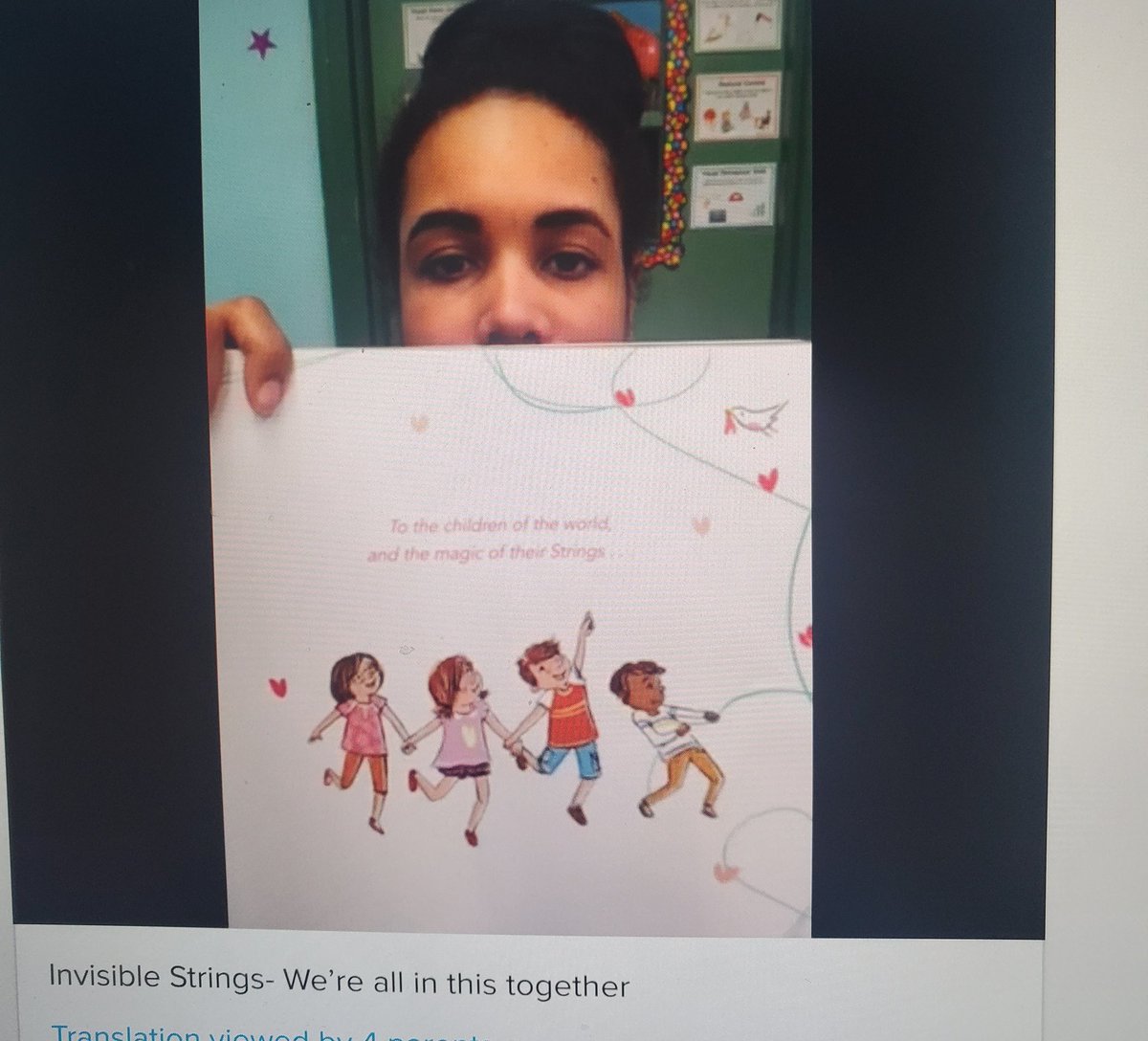 BLS691's tweet photo. Who said we need to wait until Monday to begin our engaging our kids in learning?! The invisible string will keep us all connected during these new and challenging times. I miss you all my BLS Bees! 🐝 @D12SupRosado @DOEChancellor https://t.co/bDf7cK9nqW