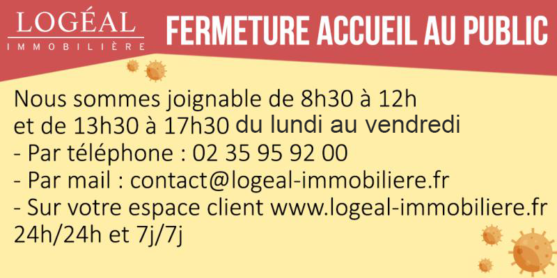 LOGEALIMMO's tweet photo. La priorité de #LOGEAL est de garantir la sécurité de nos équipes, nos locataires et des entreprises partenaires. C’est pourquoi nos équipes sont actuellement en effectifs et services réduits et tous les bureaux sont fermés au public.
#HLM #Covid_19 https://t.co/3mjFroxVBD
