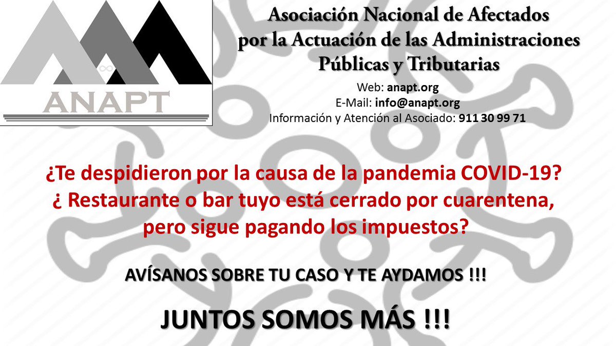 ANAPT11's tweet photo. Ahora la gente, los trabajadores, los negocios están en la situación muy complicada por la causa de pandemia COVID-19 pero siempre tenemos que mantener los derechos garantizados! #anapt #asociación #abogados #gestion #pandemia #covid19 #quedateencasa #tusderechos #ayudajurídica https://t.co/a4vY8V1qbz
