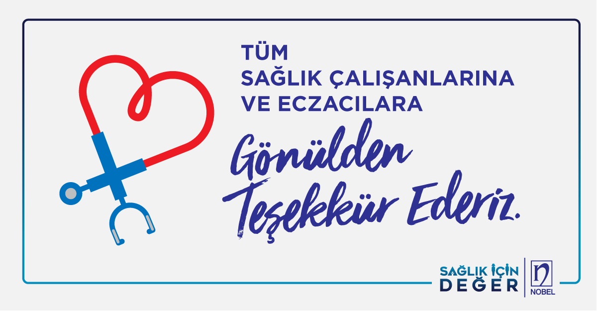 nobel_ilac's tweet photo. Koronavirüs ile savaştığımız şu günlerde, büyük özveri ile görevlerini yapan tüm sağlık çalışanlarına ve eczacılara teşekkür ederiz.
 
#nobelilaç #sağlıkiçindeğer #seniniçindeğer #evdekal #koronavirüs https://t.co/pQ0BkiZFvb