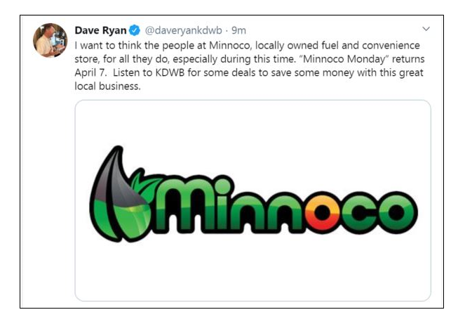 Thank you Dave Ryan for all your support!