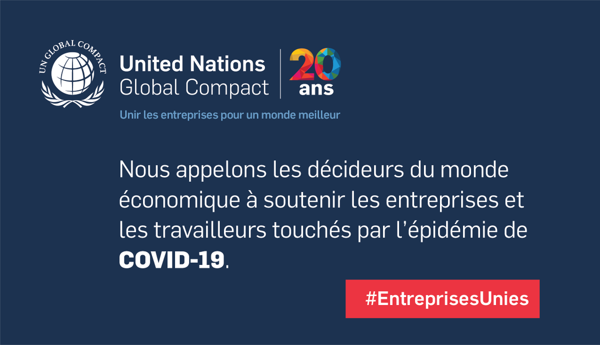 PactemondialFr's tweet photo. #Covid_19 Découvrez le message d'@antonioguterres pour vaincre ensemble cette épidémie : «En tant que membres de la famille humaine, [...] nous sommes tous concernés - et c'est ensemble que nous surmonterons cela. [...]. Nos économies se relèveront».👉https://t.co/SBmjGHWwao https://t.co/1F8AfMIpPH