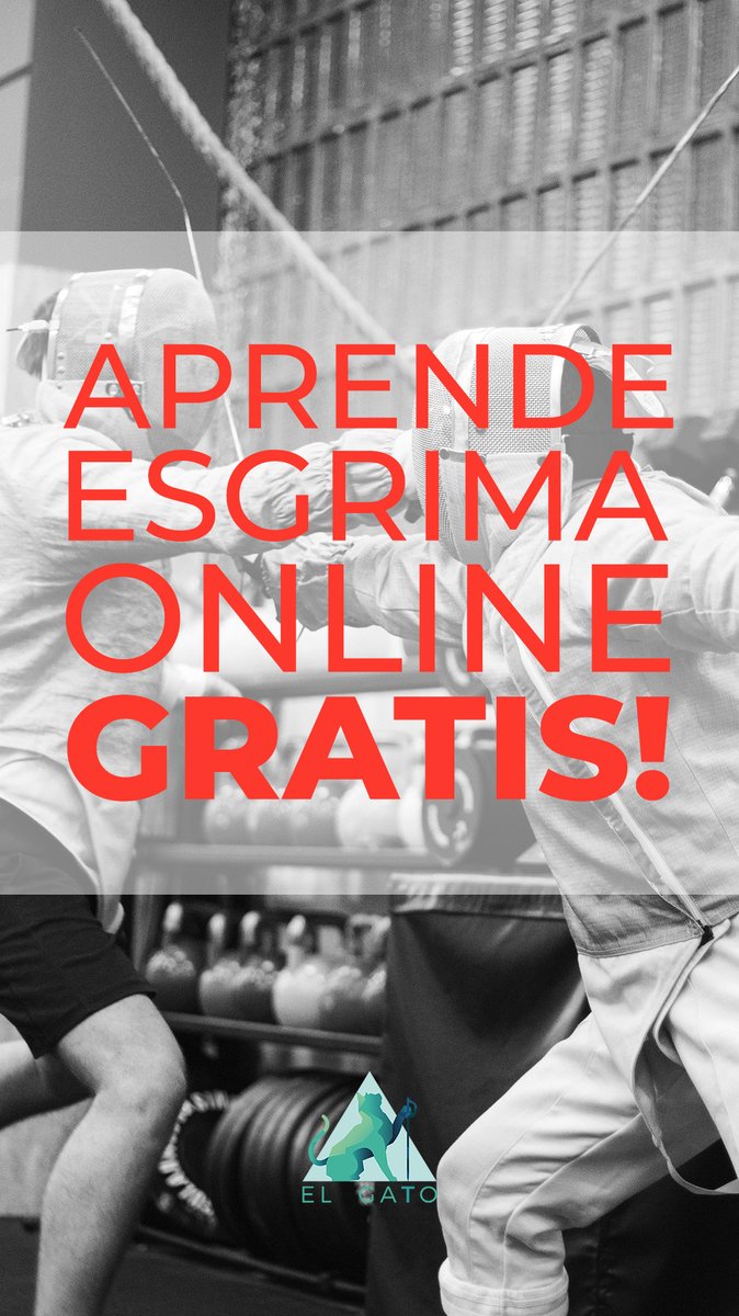 Estamos preparando una CLASE DE ESGRIMA ONLINE ¡GRATIS! Para que desde casa aprendas un deporte nuevo que te va a encantar. Toda la info la tenéis en weareelgato.com/esgrima/clase-… ¡Os esperamos! #YoMeQuedoEnCasa #clasesonline #esgrimaonline #aprendeesgrima  <a href="/rfeEsgrima/">Real Federación Española de Esgrima</a>  <a href="/chollometro/">Chollometro</a>