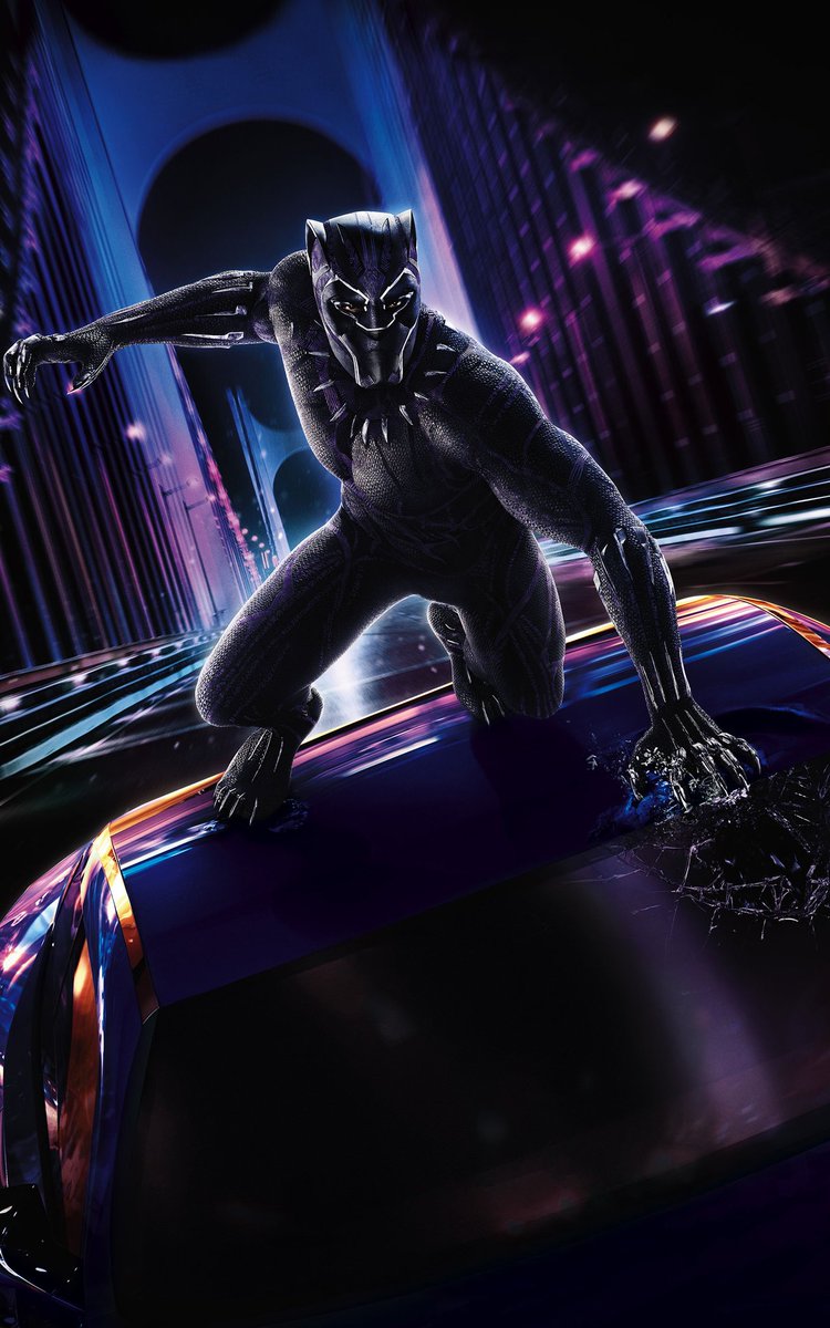 Marvel大好きメガネくん 金曜ロードショー見終わってブラックパンサーを待ち受けにしたくなった方々へ ブラックパンサー 金ロー