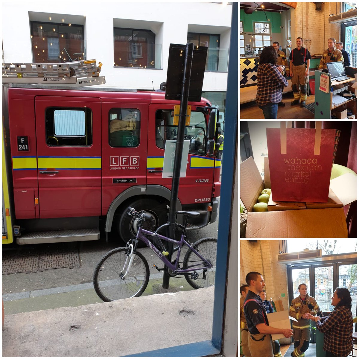 FbuLgbt's tweet photo. Thank you so much @wahaca on #InternationalDayofHappiness for your generosity today
Our #firefighter @LondonFire and other #EmergencyServices  are finding it increasingly more difficult to buy food with empty shelves #CoronaCrisis https://t.co/swUmGunBsU