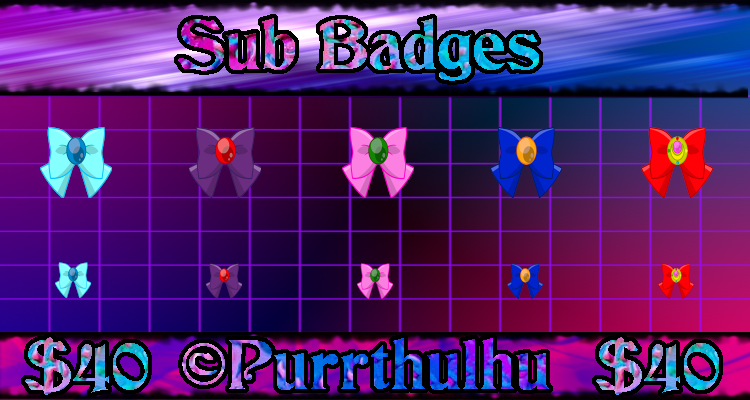 M_0_W_S's tweet photo. PRE MADES FOR SALE! 🌜Sailor Moon Bows🌛
Free recolors
Reply or DM
RT's appreciated!
#sailormoon #anime #gamergirl #livestream #Badges #TwitchBadges #subbadges #twitch #videogames #gaming #Streamers #GamersUnite #StreamersConnected  #twitchaffiliate #gamers #waveformgamingladies https://t.co/ndjkTITuTv
