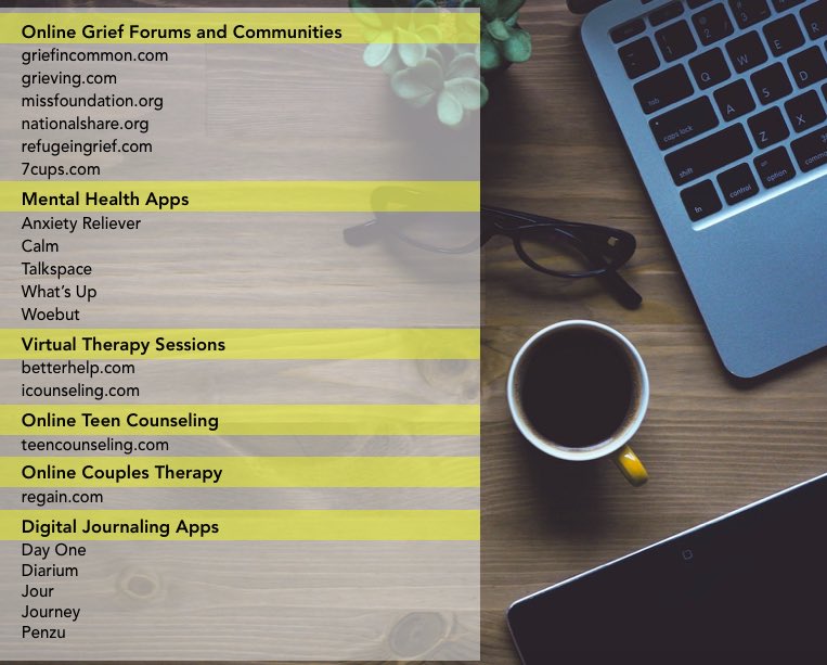 For those individuals in need of digital grief and anxiety tools these are the best ones I’ve been sharing with funeral homes the past couple of years. #grief #anxiety #apps #therapy #counseling #digitaltools #funerals #bereavementcare #TogetherKy #TeamKentucky