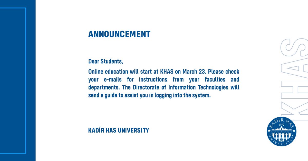 Duyuru // Announcement