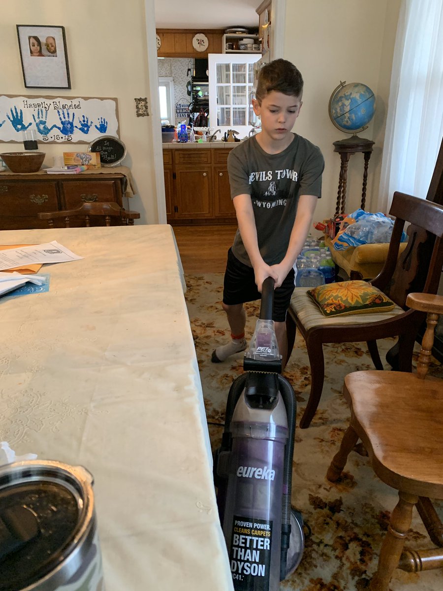 Day 5 of Home Schooling, and we’re working on Home Ec classes.