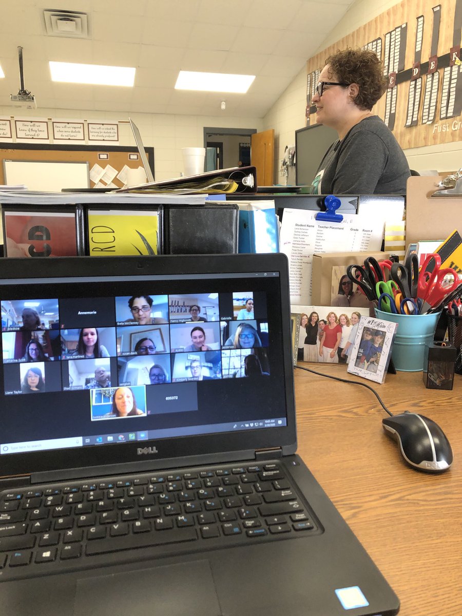 #professionallearning is taking on a new meaning these days! Teachers ⁦@RichmondHill_PS⁩ are testing out our new meeting platform this morning. #alwayslearning #coffeeandconvo #zoom ⁦@BryanCoSchools⁩ ⁦@OneBryanPL⁩