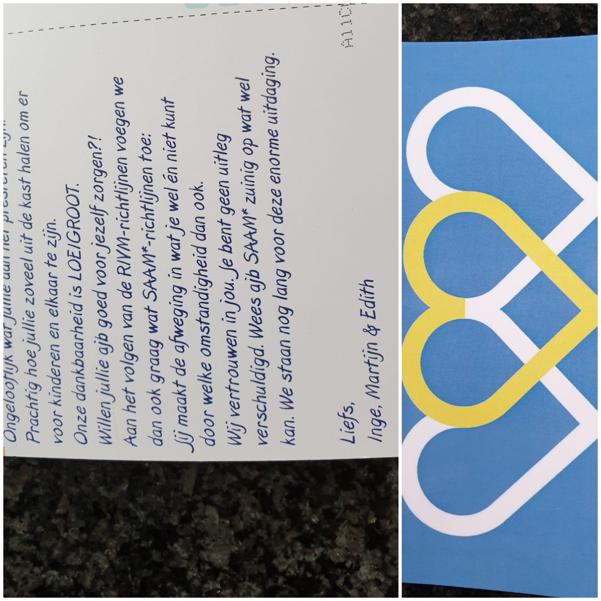 Wat attent! Wij doen het met liefde en plezier😊. @SAAMscholen <a href="/BSDeFonkeling/">BS De Fonkeling</a>