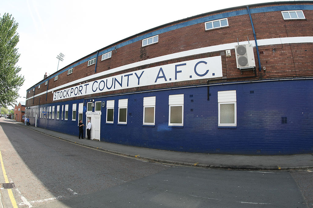 Class ? Stockport County's owner Mark Stott has made a major donation