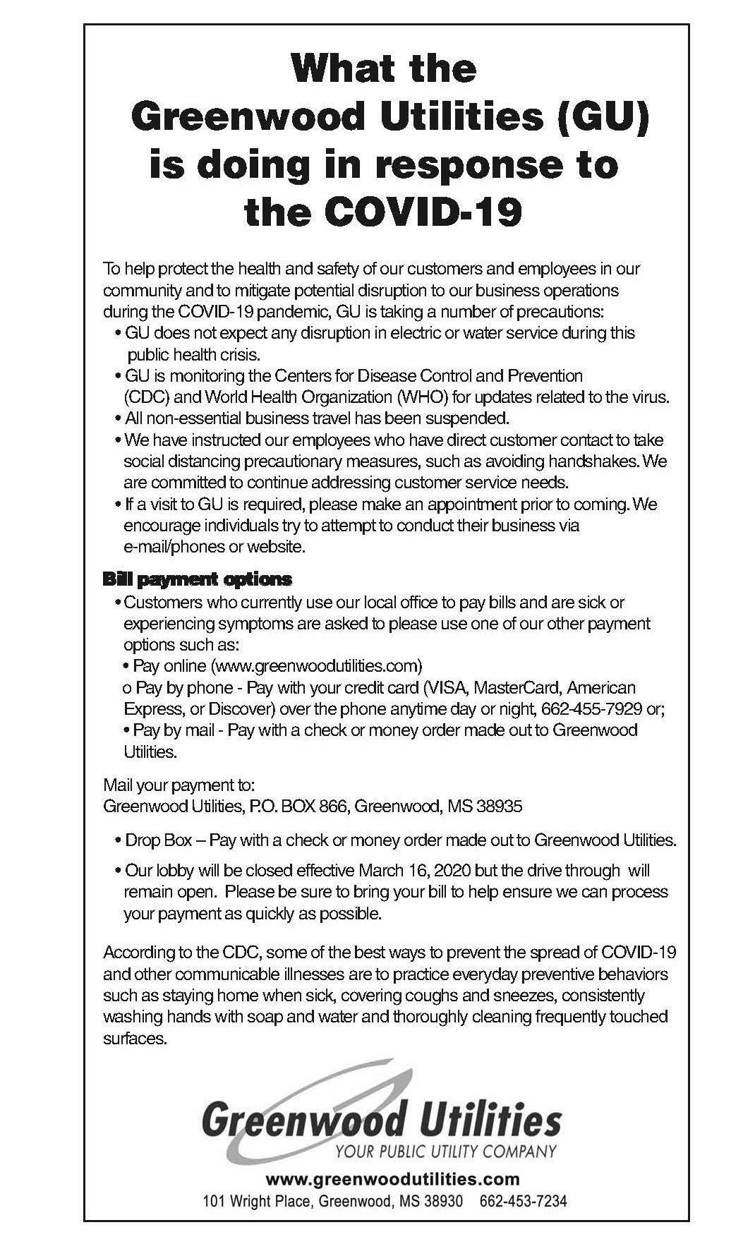 Greenwood Utillities on Twitter