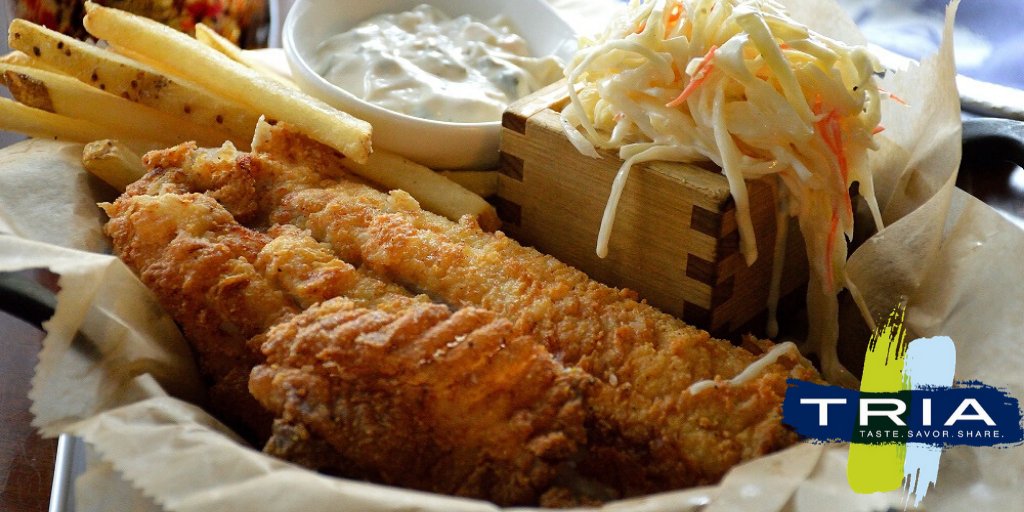 triadearborn's tweet photo. Friday is a Fish and Chip's day at TRIA!  
#Dearborn #michigan #restaurant #Marriott #Fish #Chips https://t.co/QCd5WNXTCH