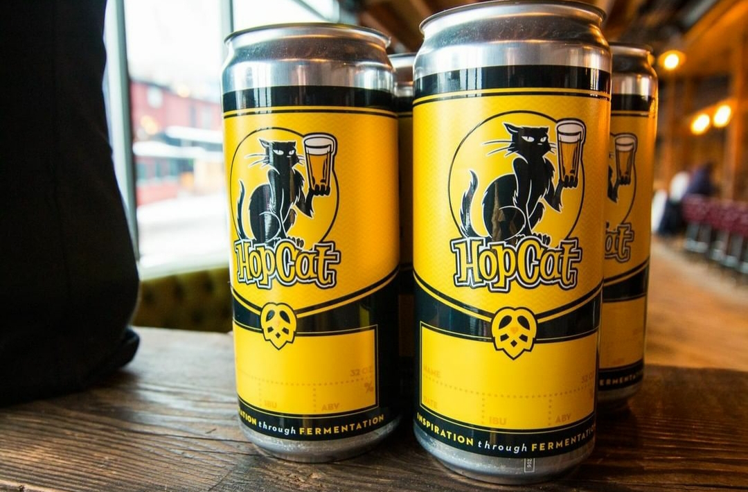 Cheers to surviving the week, literally. We’re offering your fave craft beers to-go in cans, bottles, crowlers, and growlers – available for curbside carryout only. Order online: bit.ly/HopCatOrder