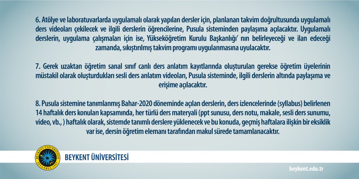 beykent universitesi on twitter online ogretim ve e ders duyurusu hakkinda beykentuniversitesi evdekaluzaktanegitimal https t co 9zme5goinu twitter