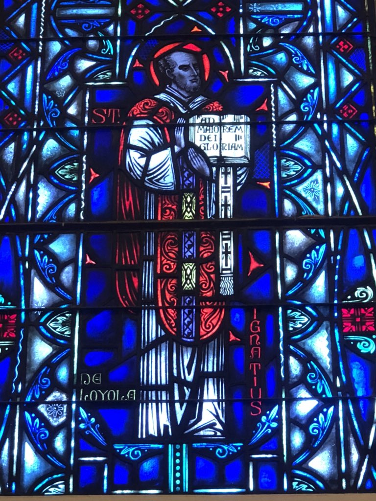 After back-to-back Zoom meetings today — beginning with the <a href="/OmahaChamber/">Omaha Chamber</a> of Commerce — I was able to take a moment in beautiful <a href="/StJohnParishCU/">St.John's CreightonU</a> church on the <a href="/Creighton/">Creighton University</a> campus to pray for our community, the City of Omaha, this great State, our Nation, and the World.