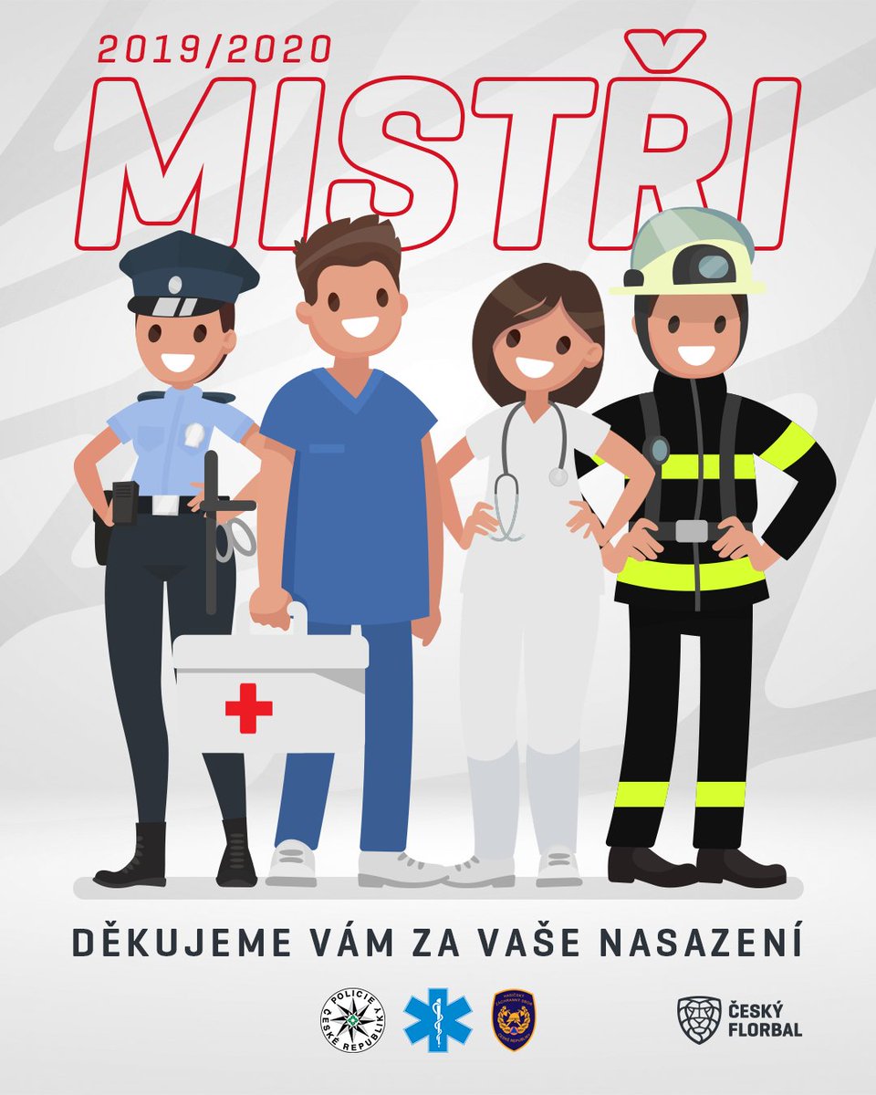 ceskyflorbal's tweet image. 🙏 Florbalové mistry letos bohužel dekorovat nemůžeme, ale jsou tu jiní, kteří si naše ovace zaslouží. Děkujeme Vám za obětavou práci v této době, vážíme si toho! #ceskyflorbal

@HasiciPraha 
@PolicieCZ 
@Zachranka_App