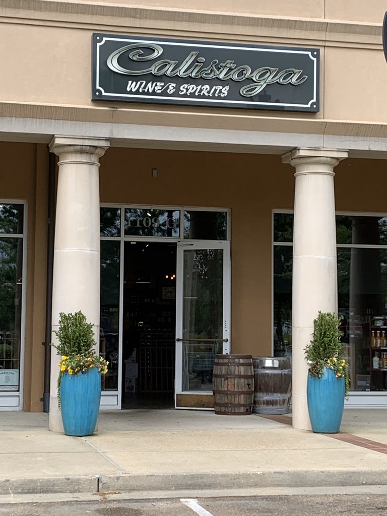 Calistoga has its own wine barrel butler to open the door for you!  They are OPEN and ready to serve! #supportridgelandsafely