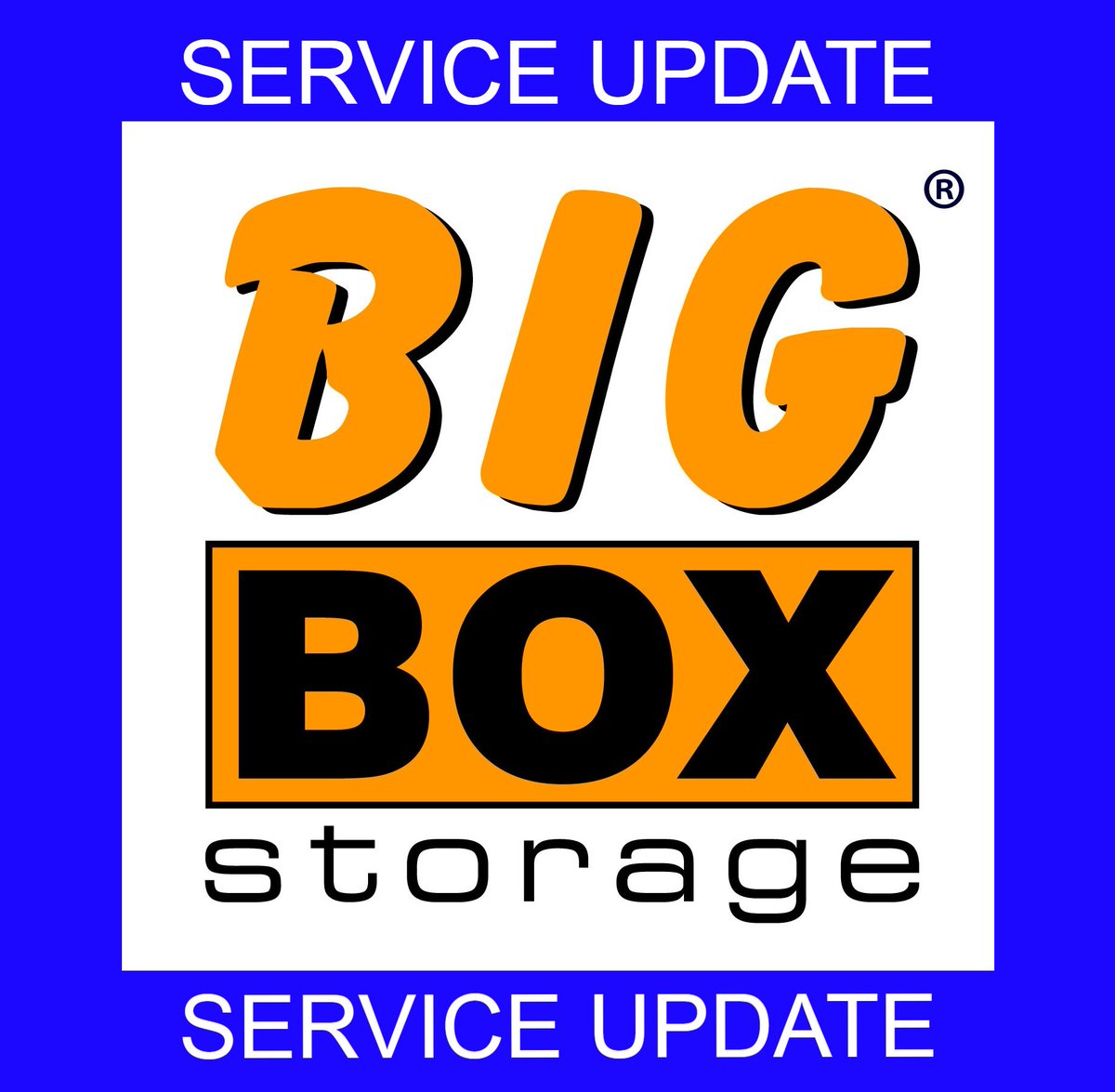 As Big Box Storage functions within an essential industry, our business operations will continue uninterrupted. For further details on safety measures, please visit: bigbox.com/covid-19-update
