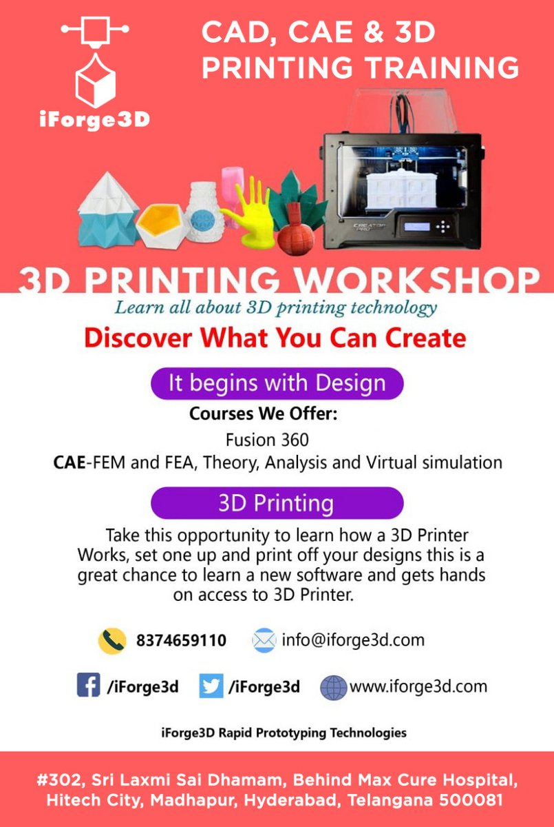 iforge3d1's tweet photo. CAD, CAE &amp;3D Printing Work shop-iForge3D Rapid Prototyping Technologies 

3dprinting #3dprinter #3dprinted #3dprints #3dprinters #dprint #d #dprinter #dprint #dprinted #design #dmodel #print #diy #3ddesigns #medical #biomedical #implants #CAD #CAE https://t.co/UBBtkrY7y3