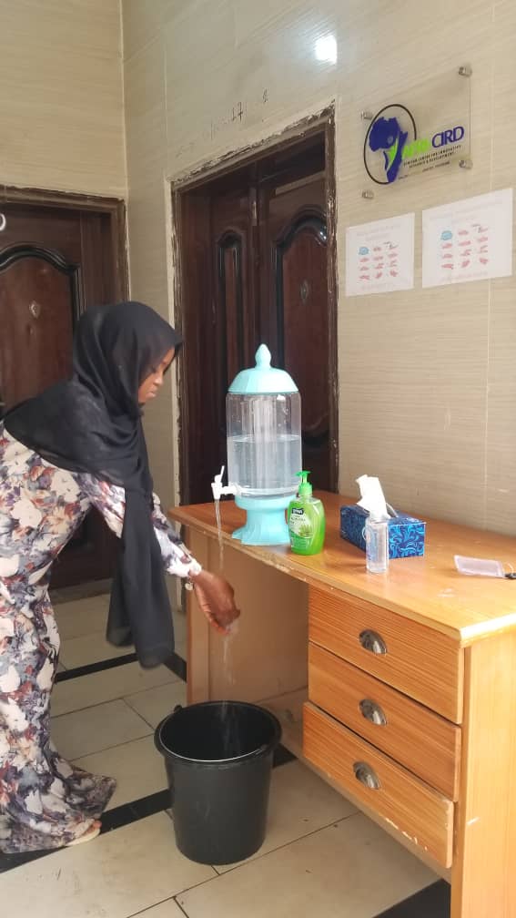 Mohbell07's tweet photo. AFRI-CIRD embrace the global requirement for precautionary measures against the COVID -19. We urge all institutions to key into the various measures in safeguarding health of staffs and clients! @Propcom2 @cleenfoundation @Fmohnigeria @WHO @UNFPA @AfriCird @AminaJMohammed https://t.co/RZ3iTLjp2F